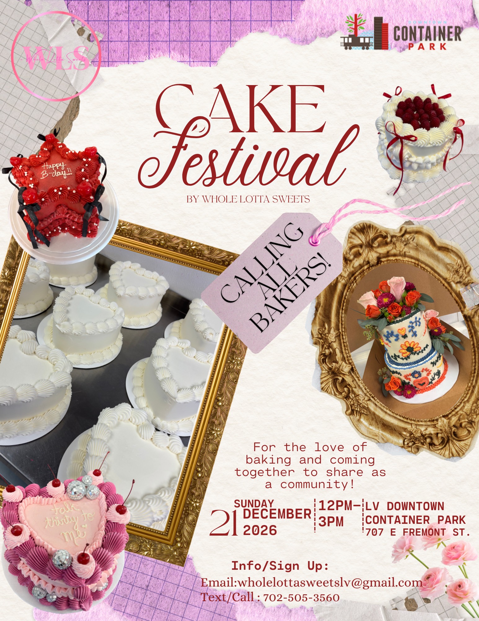 CAKE FESTIVAL BY WHOLE LOTTA SWEETS - Downtown Container Park
